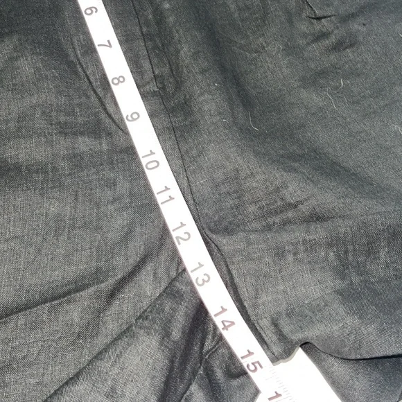 Yerse black linen shorts - Picture 11 of 12